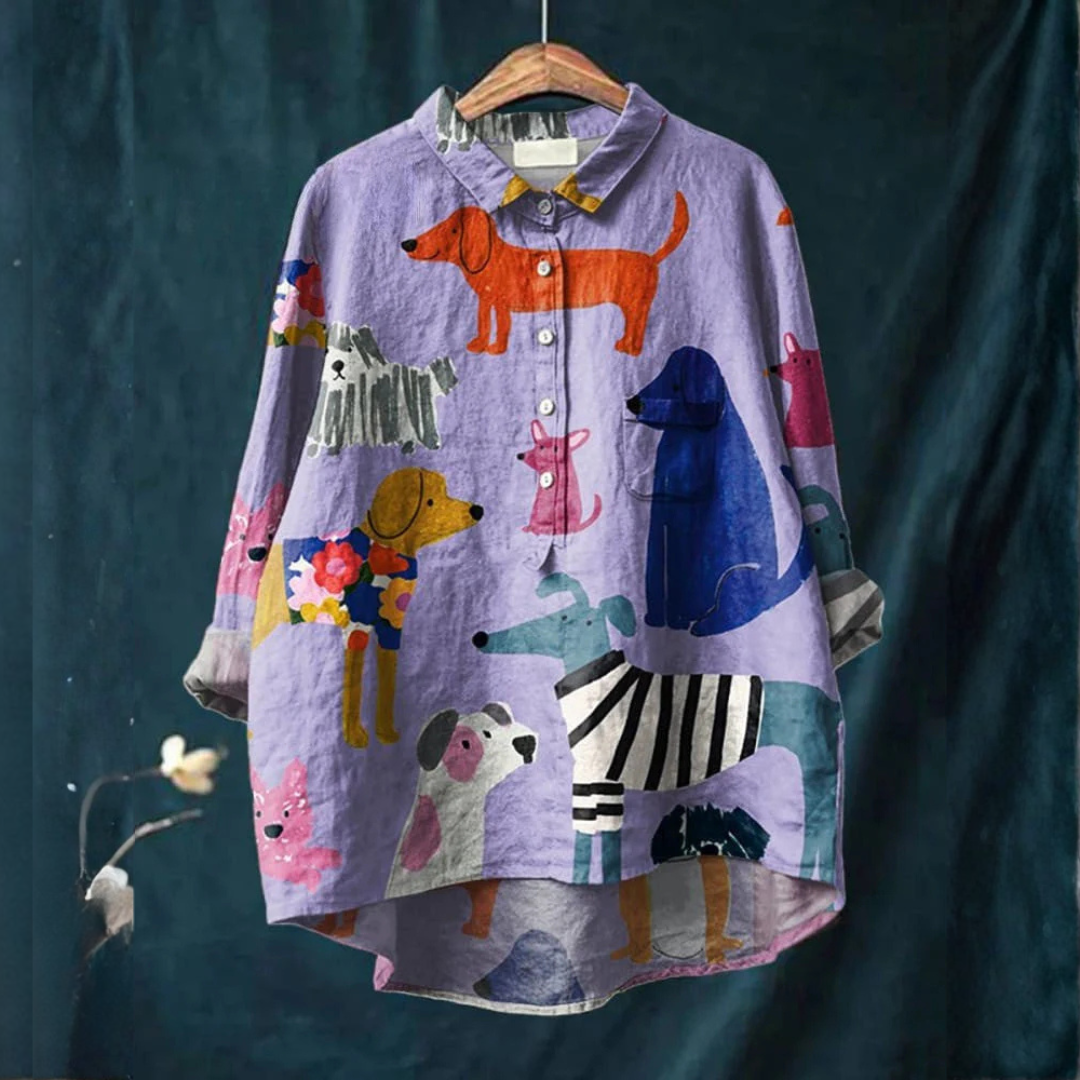 Ginevra | Vibrant Lightweight Dog Blouse