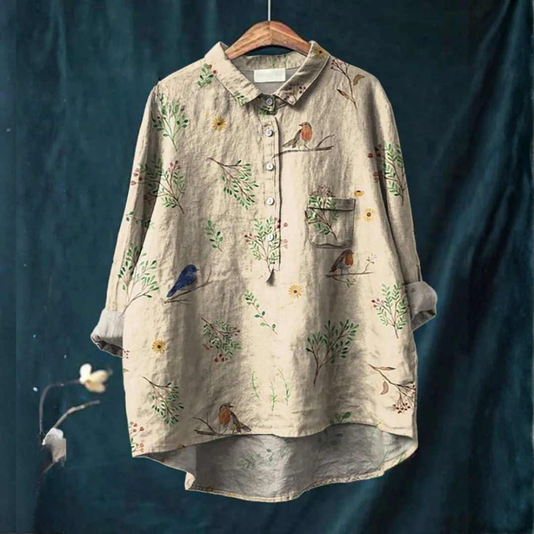 Arianna | Vibrant Lightweight Patterned Blouse