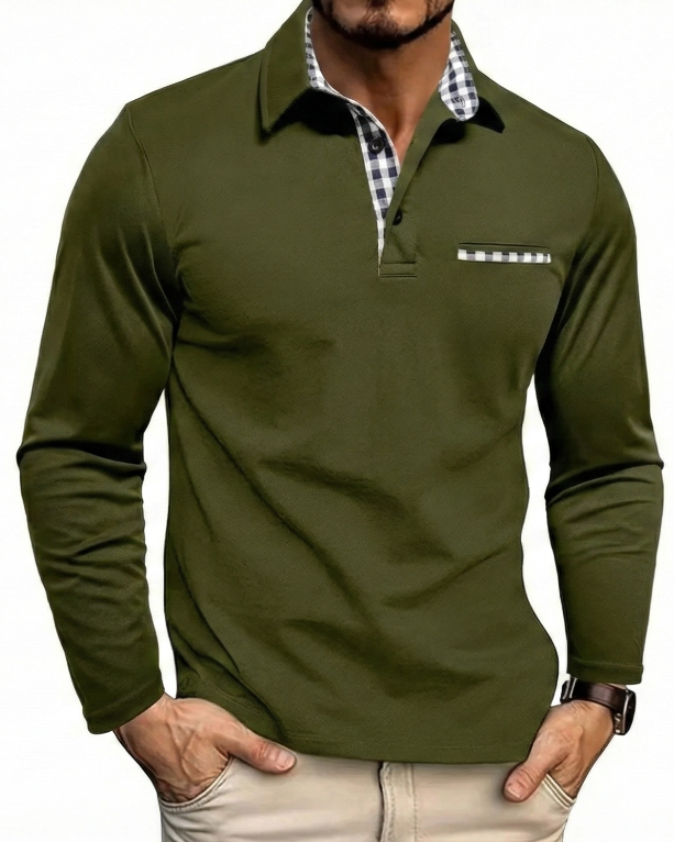 Heidis | Long Sleeve Polo Shirt