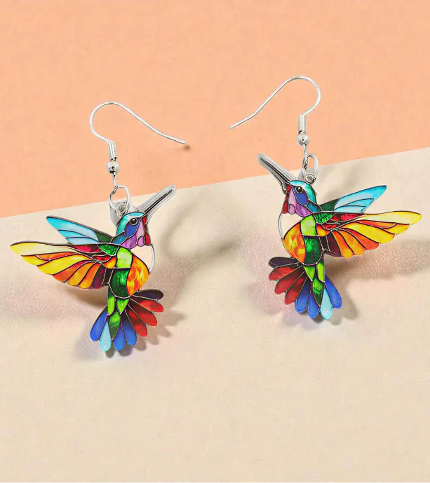 Maria | Hummingbird Necklace & Earrings