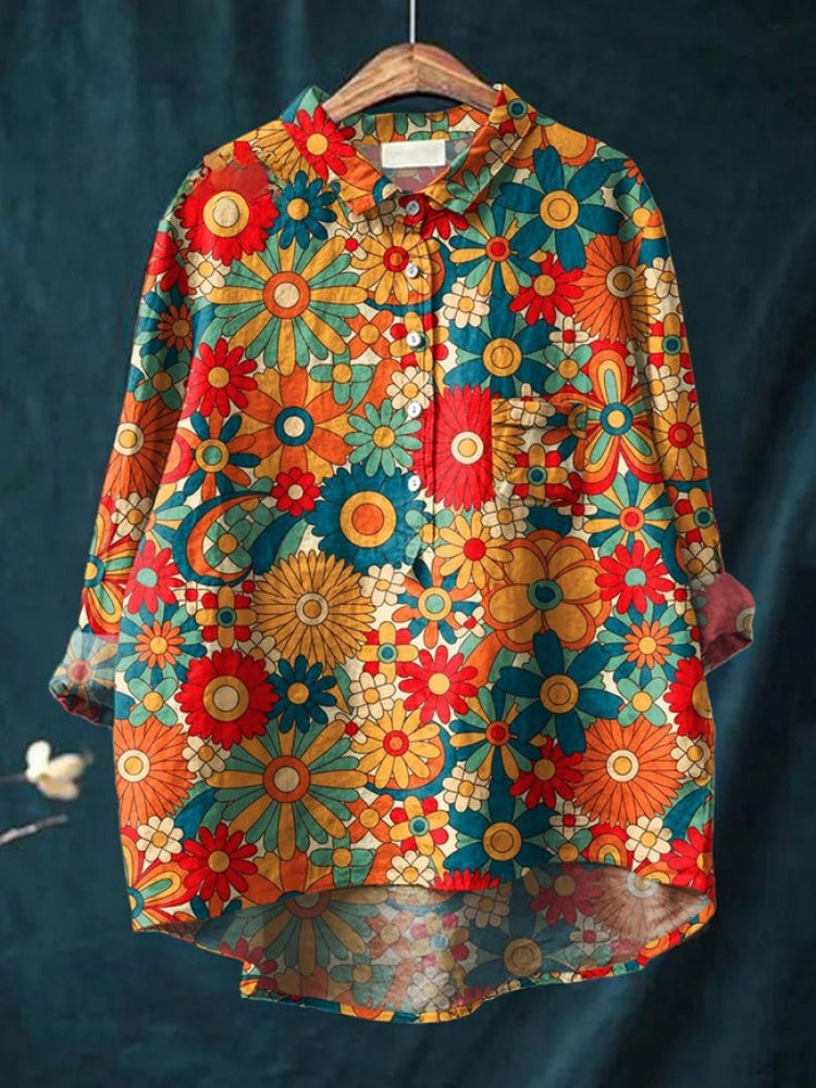 Tiziana | Lightweight Patterned Blouse