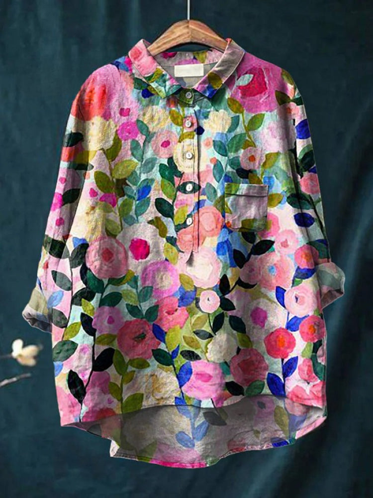 Tiziana | Lightweight Patterned Blouse