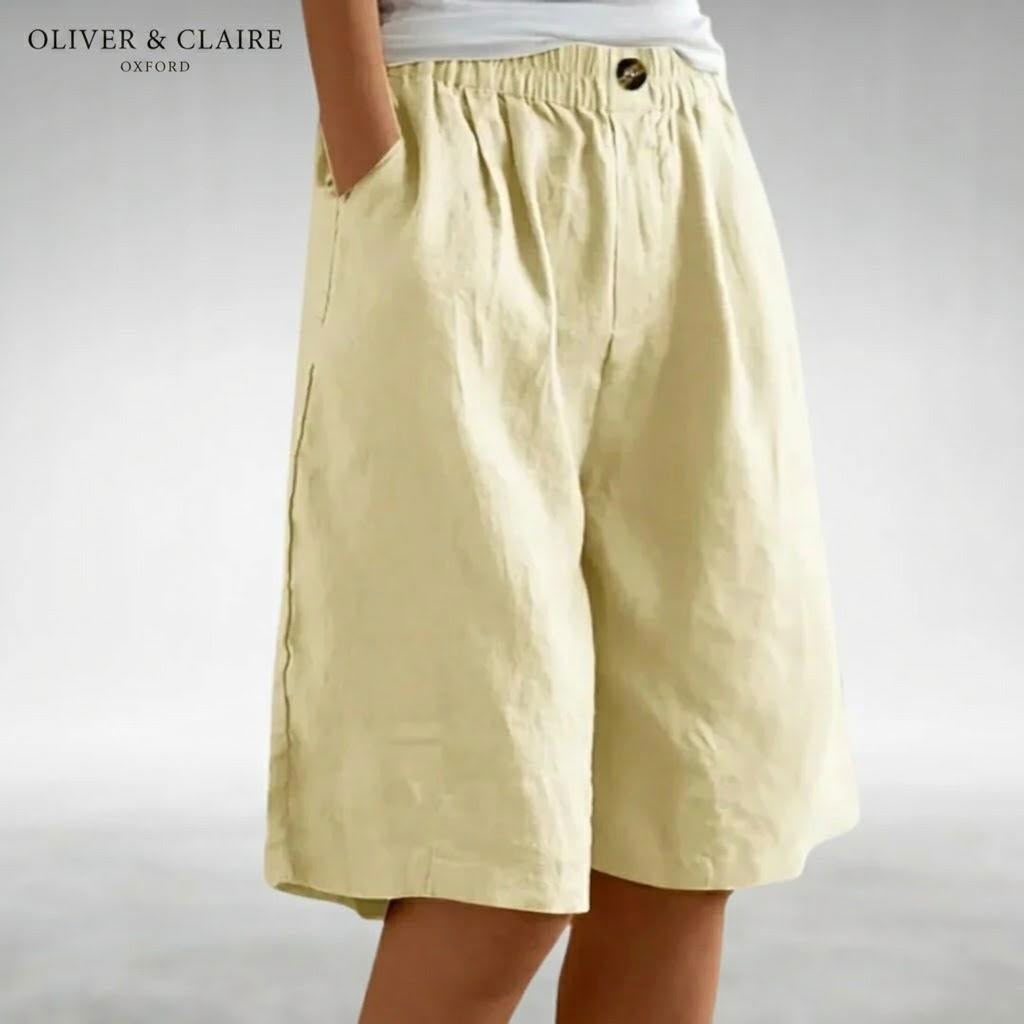 Diane | Cotton-Linen Comfort Shorts