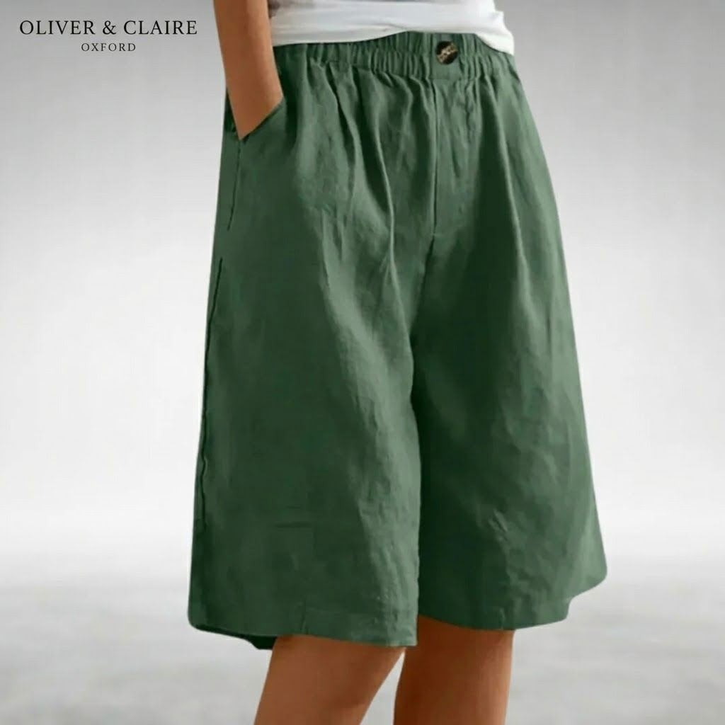 Diane | Cotton-Linen Comfort Shorts