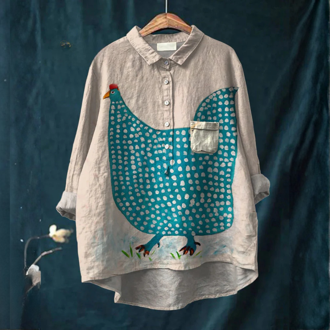 Noemi | Vibrant Lightweight Chicken Blouse