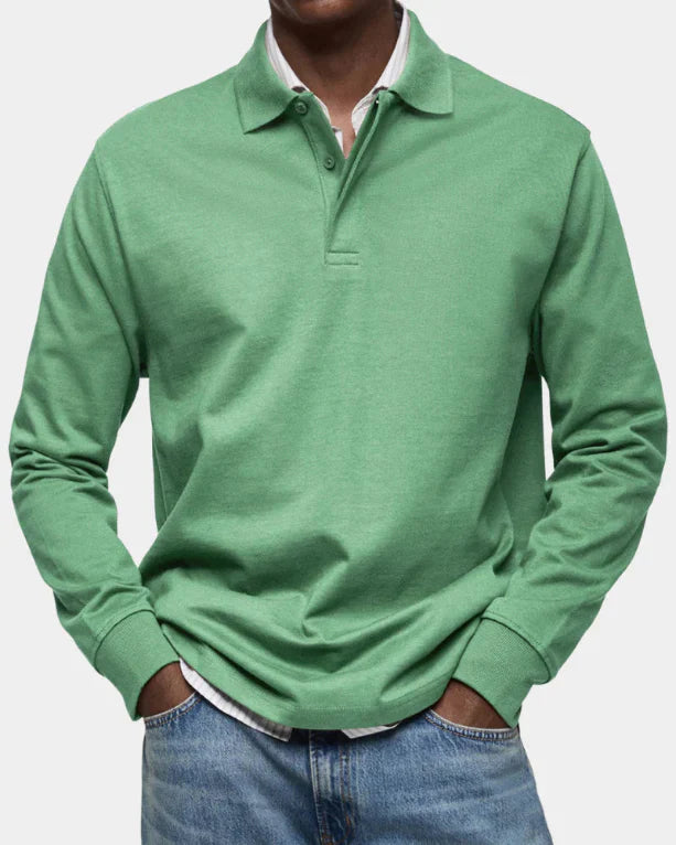 Winston | Classic Long-Sleeve Polo Shirt