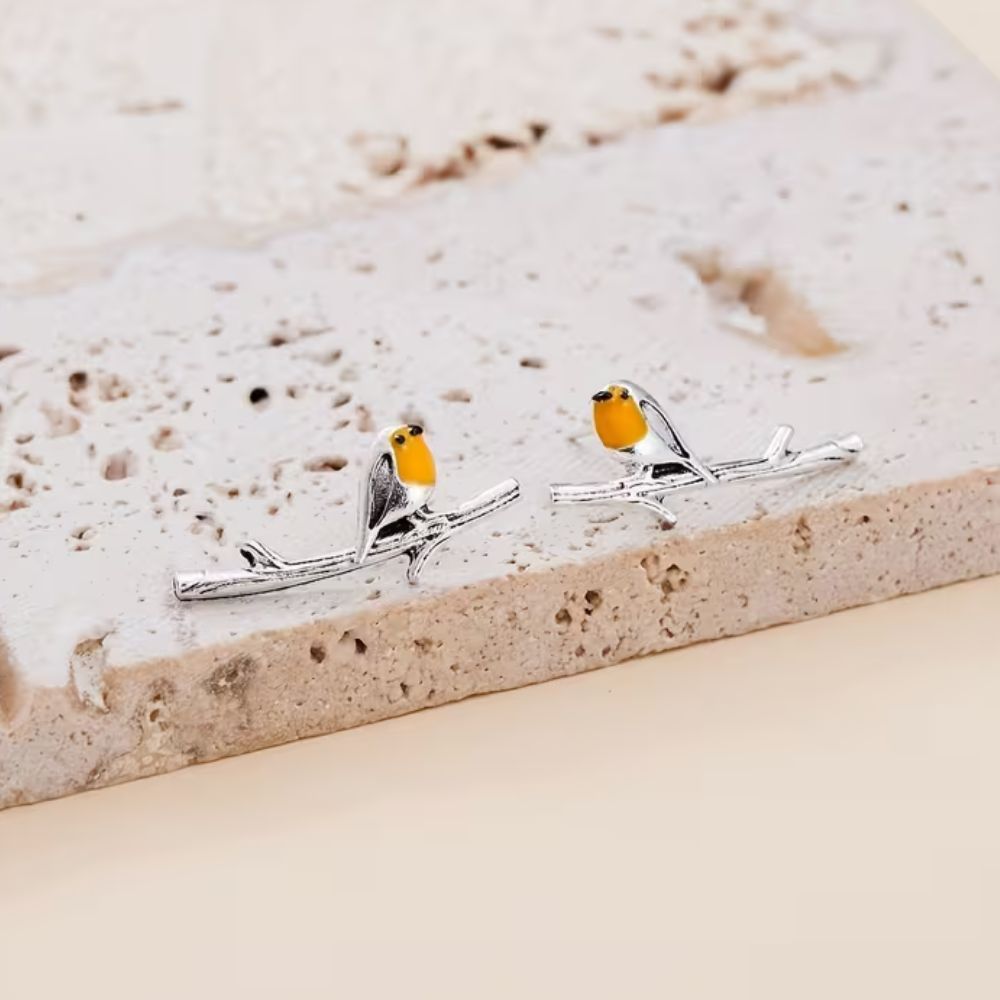 ROBIN | Bird Earrings (Pair)