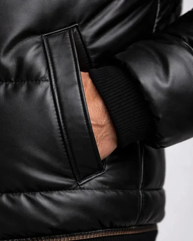 Christian Puffer Jacket | Iconic City Style with Soft Collar