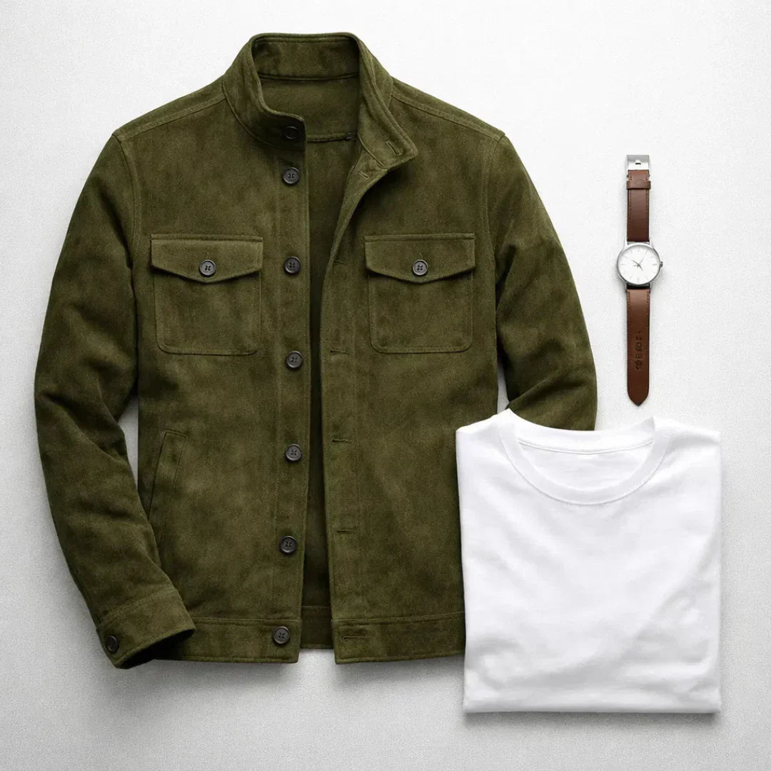 Alex | Soft-Touch Tailored Overshirt