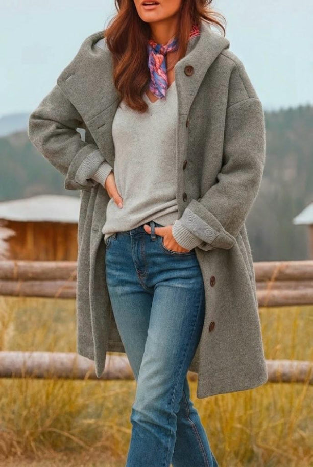 Lira | Soft Coat with Hood