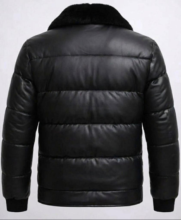 Christian Puffer Jacket | Iconic City Style with Soft Collar