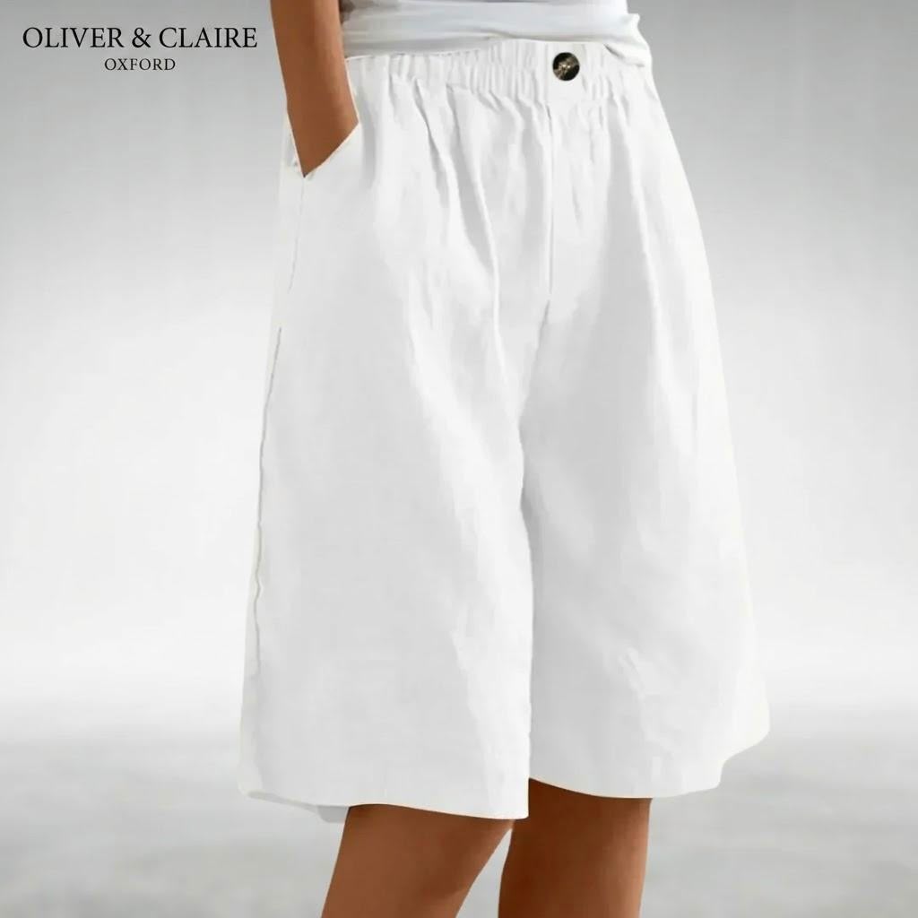 Diane | Cotton-Linen Comfort Shorts