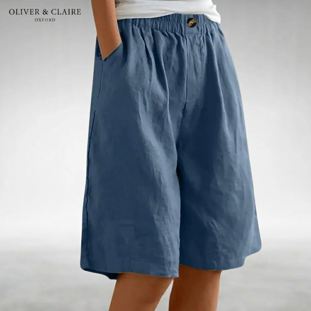 Diane | Cotton-Linen Comfort Shorts