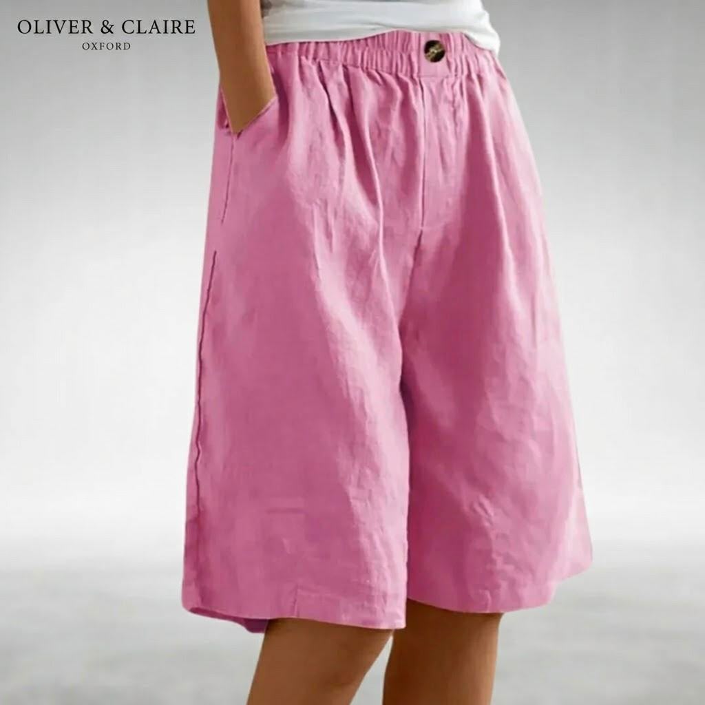 Diane | Cotton-Linen Comfort Shorts