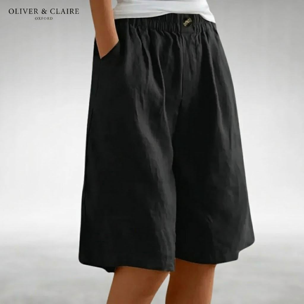 Diane | Cotton-Linen Comfort Shorts