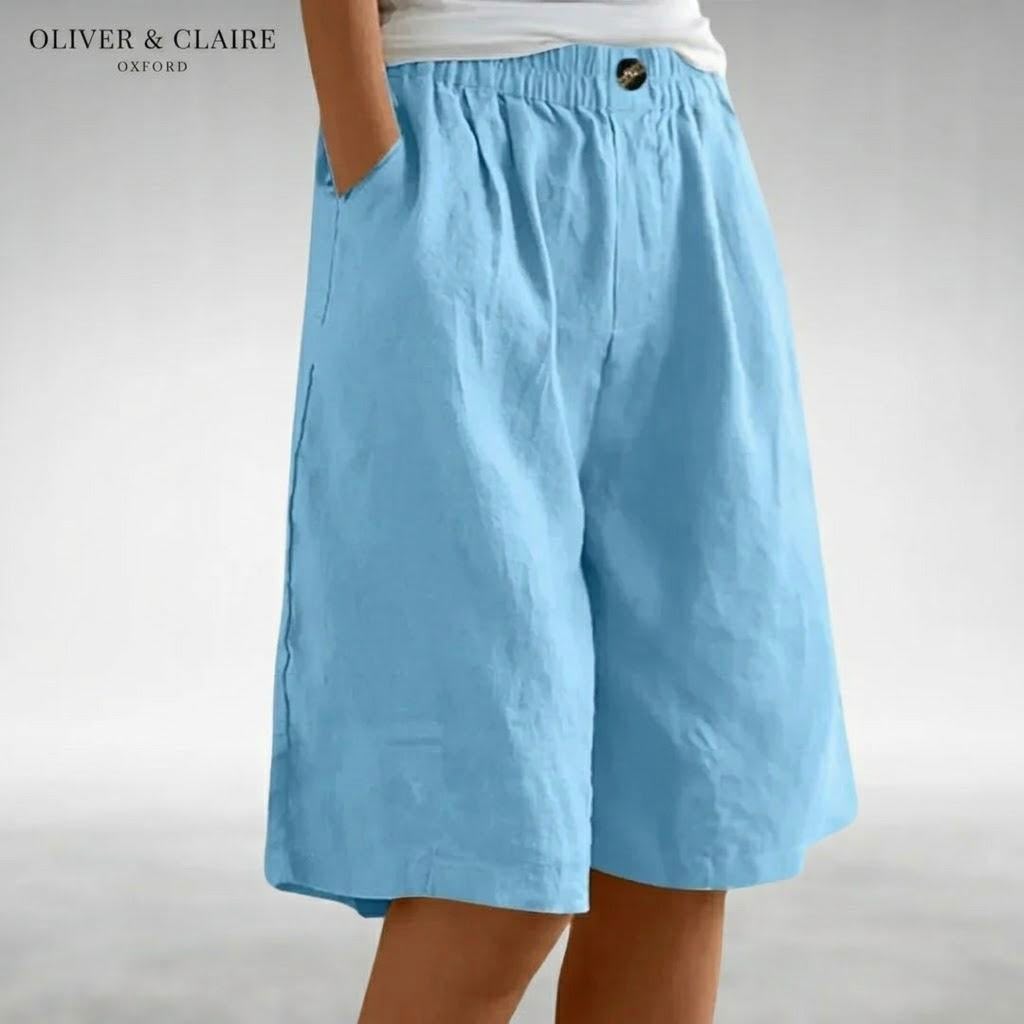 Diane | Cotton-Linen Comfort Shorts